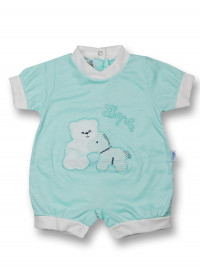 Romper hopla cotton pony. Colour green, size first days