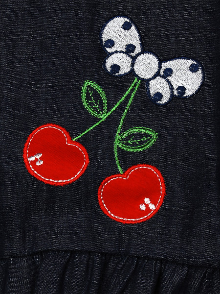 Dress with newborn cotton panties. Colour blue, size 1-3 months 2