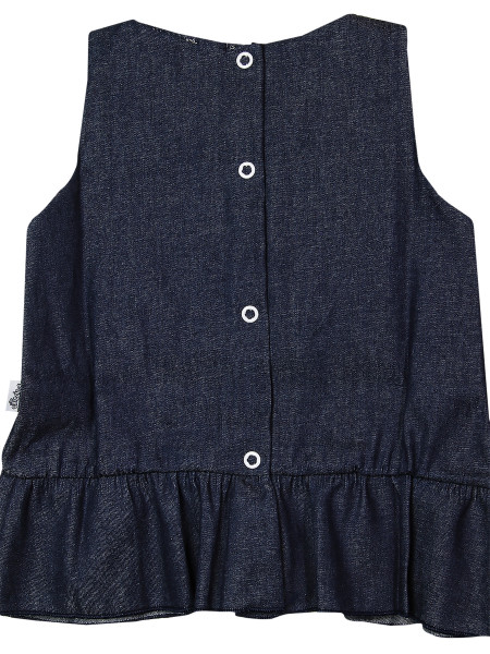 Dress with newborn cotton panties. Colour blue, size 1-3 months 3