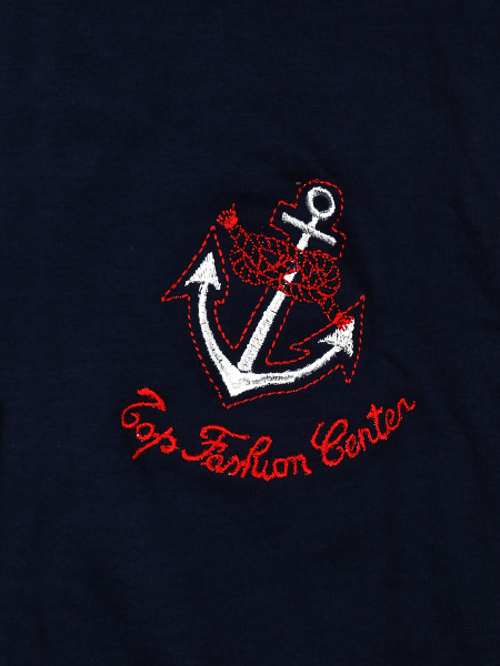 Romper newborn baby boat in a flower with stripes. Colour blue, size 3-6 months 2