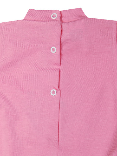 Baby footie bear with cotton bottle. Colour fuchsia, size 6-9 months 3