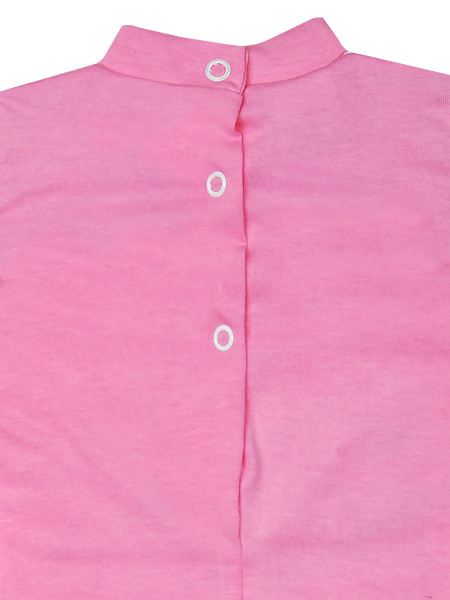 Baby footie rabbit jersey cotton jersey bears. Colour coral pink, size 3-6 months 3