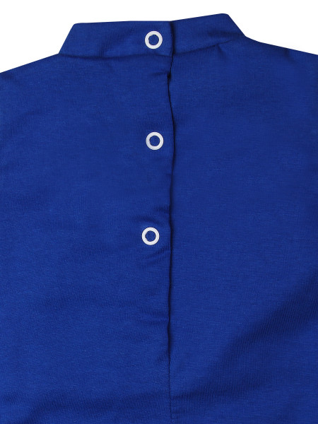 Baby footie Baby bear wow in cotton. Colour light blue, size 3-6 months 3