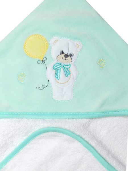 Balloon sponge balloon triangle bathrobe teddy. Colour green, one size 2