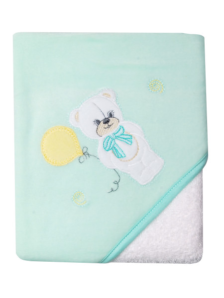 Balloon sponge balloon triangle bathrobe teddy. Colour green, one size 3