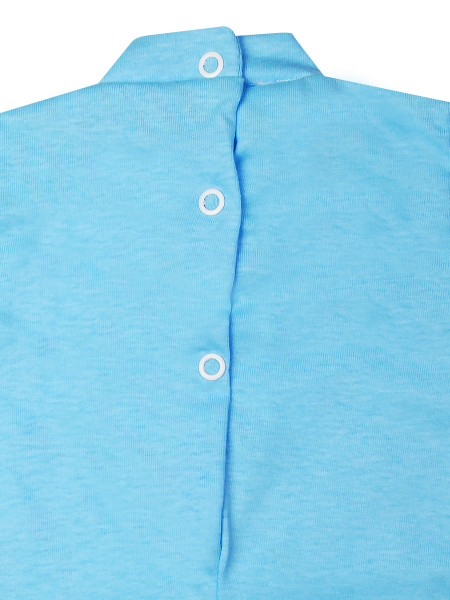 Cotton baby footie baby bear with mom. Colour turquoise, size 1-3 months 3