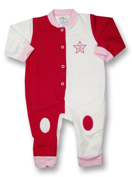 Sweatshirt N3 newborn baby suit. Colour black cherry, size 3-6 months Black cherry Size 3-6 months