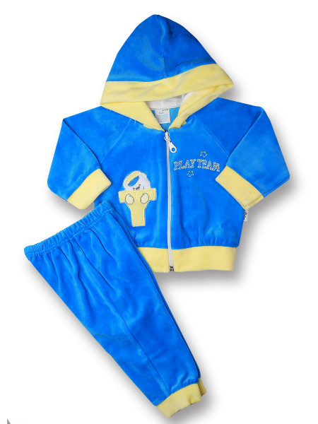 Baby outfit baby outfit 2 pcs play team. Colour royal blue, size 3-6 months Royal blue Size 3-6 months