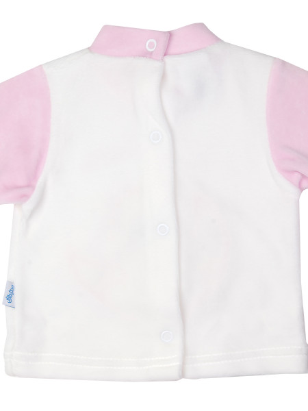 baby footie outfit chenille little treasures. Colour pink, size 0-1 month 3