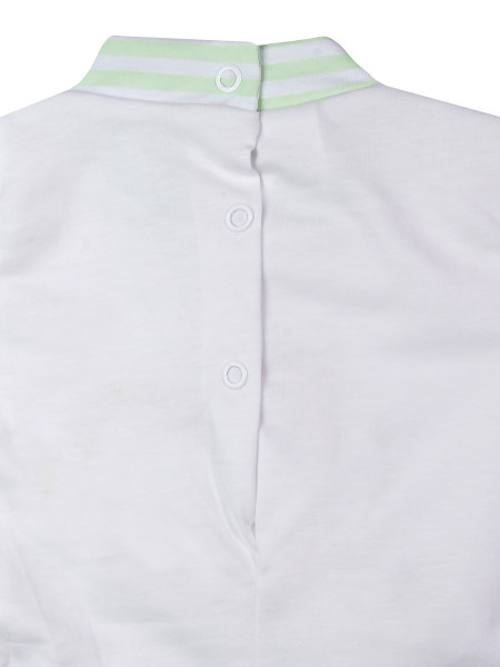 Baby Bunny Romper. Colour pistacchio green, size first days 3