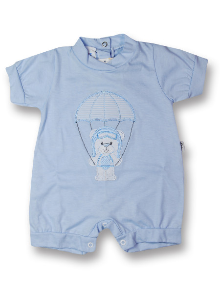 Romper Baby bear with cotton parachute. Colour light blue, size 0-1 month Light blue Size 0-1 month