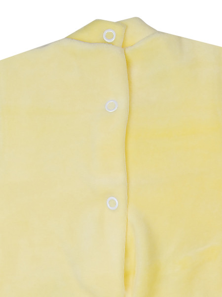 baby footie babies in chenille baby tie. Colour yellow, size 0-1 month 3