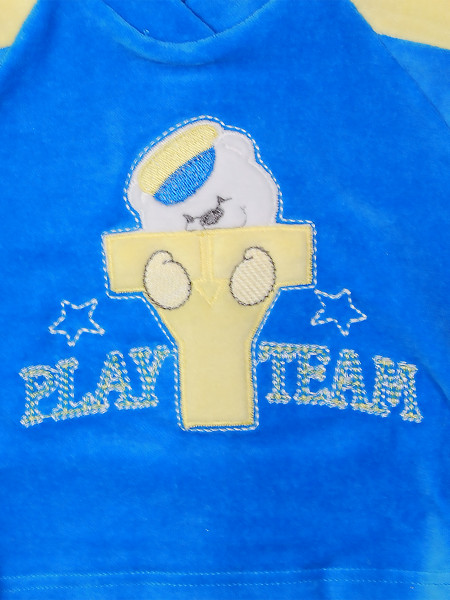 baby outfit baby outfit play team. Colour royal blue, size 9-12 months 2