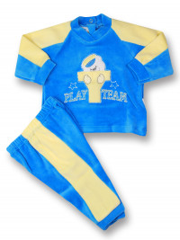 baby outfit baby outfit play team. Colour royal blue, size 3-6 months