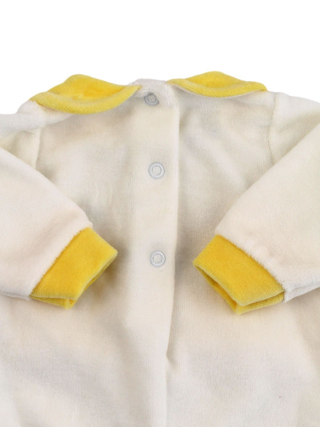 baby footie chenille clovers lucky charms. Colour yellow, size 3-6 months 3