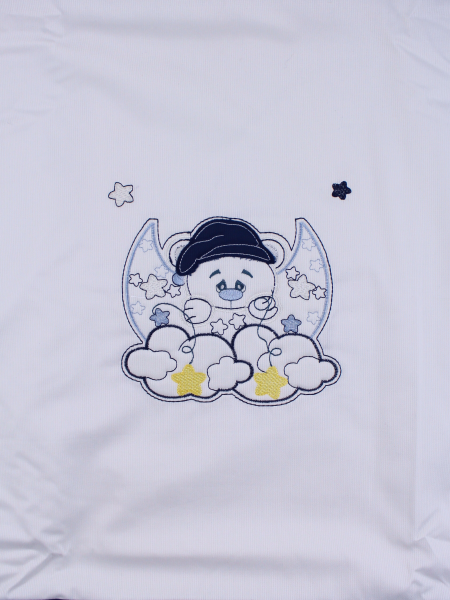 removable cotton cover sweet night cover. Colour blue, one size 2