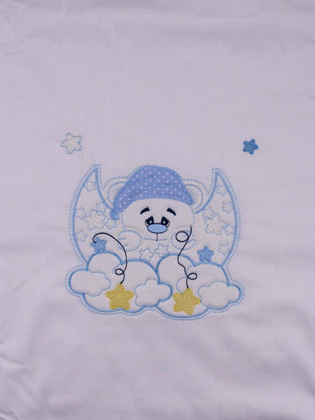 removable cotton cover sweet night cover. Colour light blue, one size 2