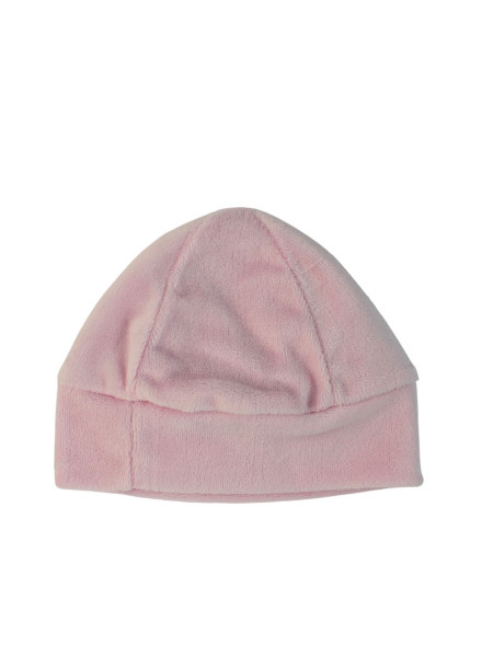 Baby Chenille Hat. Bear Hair Ears. Colour pink, one size 3
