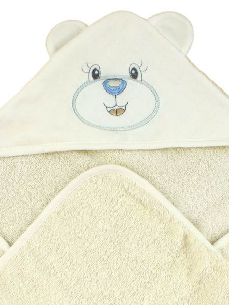 Baby triangle bathrobe Baby bear aby. Colour creamy white, one size 2