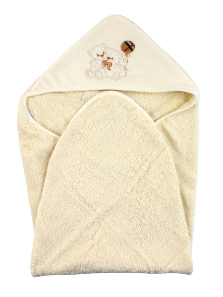 newborn baby triangle soft hug bathrobe. Colour creamy white, one size Creamy white One size