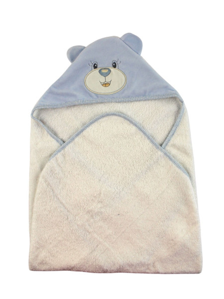 Baby triangle bathrobe Baby bear aby. Colour light blue, one size Light blue One size