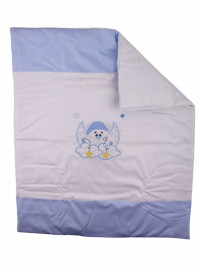 removable cotton cover sweet night cover. Colour light blue, one size