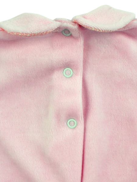 Baby footie baby chenille. Baby footie love mommy and daddy. Colour pink, size 0-3 months 6