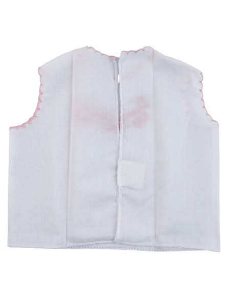 newborn baby blouse good luck in cotton. Blouse Lucky. Colour pink, one size 3