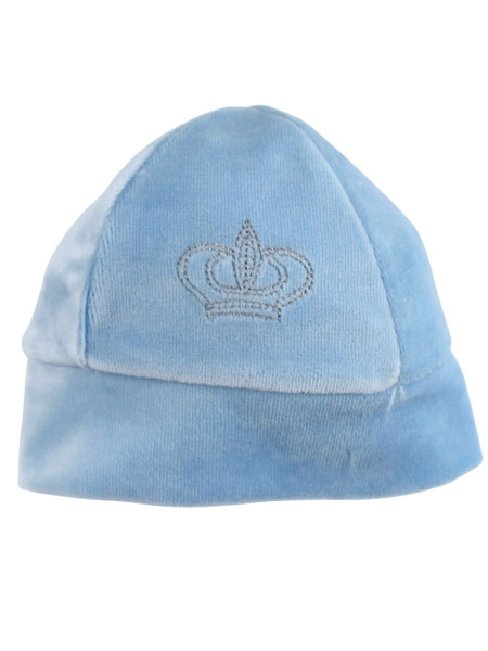 chenille hat. royal crown hair. Colour light blue, one size Light blue One size