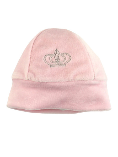 chenille hat. royal crown hair. Colour pink, one size Pink One size
