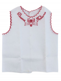 birth cotton blouse good luck. Happy Birth Shirt Good luck. Colour white, one size