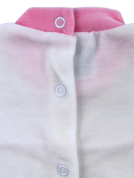 Baby chenille outfit. Big heart dress. Colour creamy white, size 0-1 month 4
