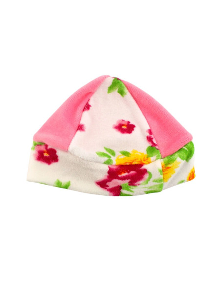 Newborn baby outfit in chenille and cotton, made in Italy. Colour white, one size 4