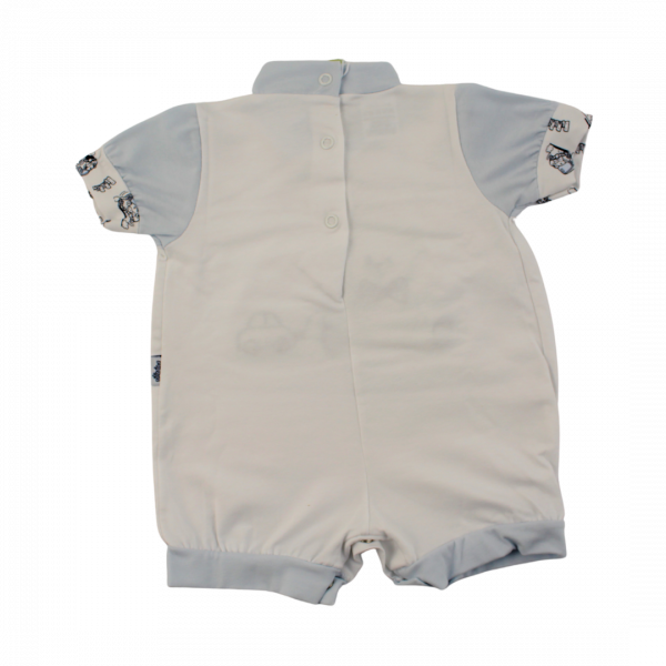 Romper with little girl hearts for the summer season. Colour white, size 0-3 months 2