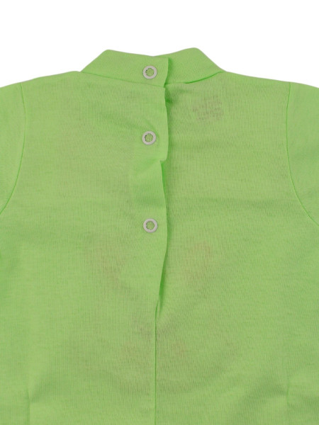 romper cotton bunny with bow. Colour pistacchio green, size 0-3 months 3