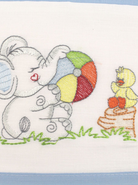 coordinated cot next2me different friends. Colour light blue, one size 2