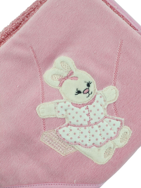 triangle bathrobe newborn swing girl. Colour pink, one size 2