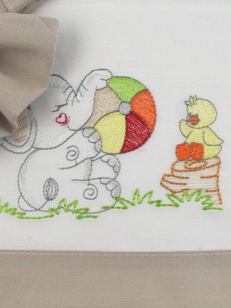 coordinated cot next2me different friends. Colour turtledove, one size 2