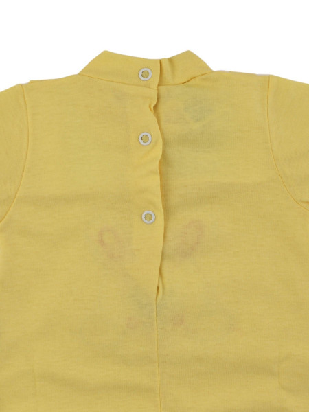 romper cotton bunny with bow. Colour yellow, size 0-3 months 3
