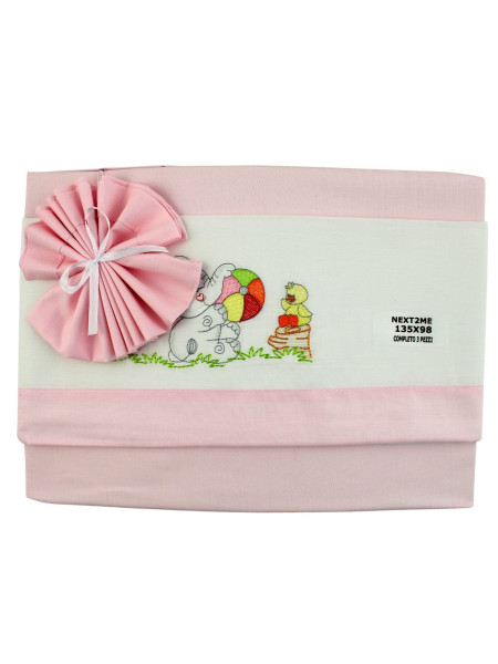 coordinated cot next2me different friends. Colour pink, one size Pink One size