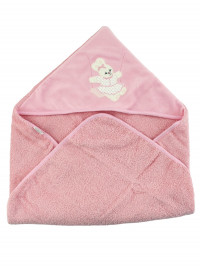 triangle bathrobe newborn swing girl. Colour pink, one size