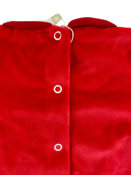 baby footie chenille my first christmas. Colour red, size 3-6 months 2