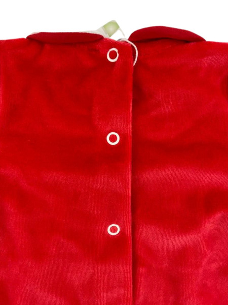 chenille baby dress #christmas colour. Colour red, size 0-3 months 3