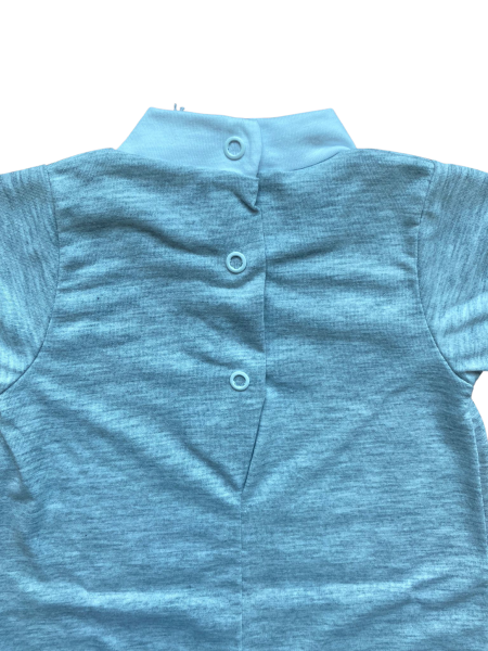 cotton summer newborn romper. Colour grey, size 0-3 months 3