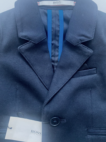 hugo boss baby blue jacket. Colour blue, size 3-6 months 2
