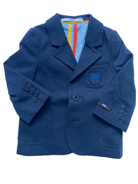 hugo boss baby blue stylish jacket. Colour blue, size 6-9 months Blue Size 6-9 months