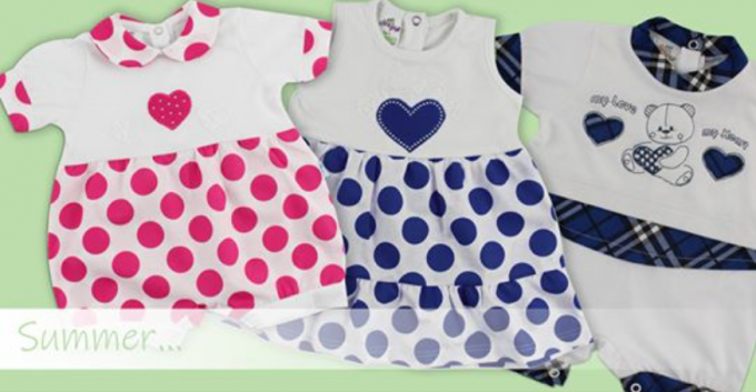 Summer rompers for babies