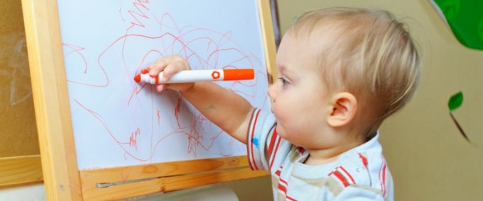 The mother in the baby's drawings