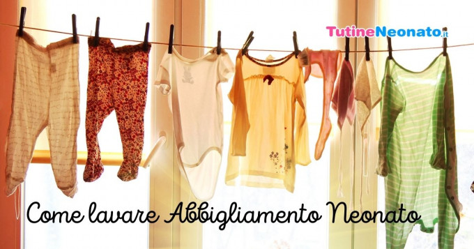 wash baby clothes